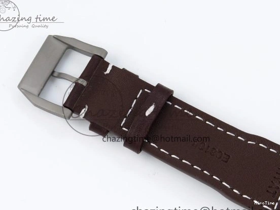 MIROTIME 1224 Pilot Mark XVIII Titanium BLSF 1:1 Best Edition Black Dial on Brown Leather Strap MIYOTA Popular 7020